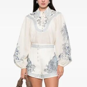 ALEMAIS Villa Romantica blouse $490 NEW without tag